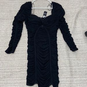 Black Mesh mini dress